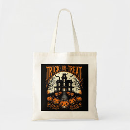 Bolso De Tela Halloween con trucos