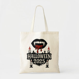 Bolso De Tela Halloween con vampiros góticos