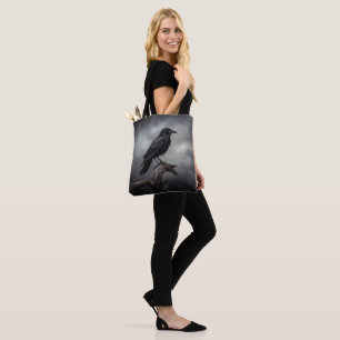 Bolso De Tela Halloween Crow
