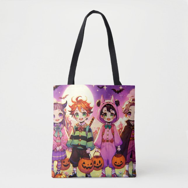 Bolso De Tela Halloween de Anime Kid (Anverso)