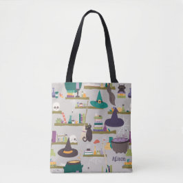 Bolso De Tela Halloween de Brujas en Estanque de Pascua