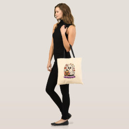 Bolso De Tela Halloween de calabaza de fantasma retro lindo