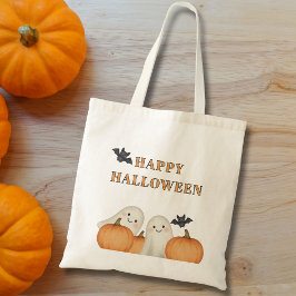 Bolso De Tela Halloween de calabaza fantasma