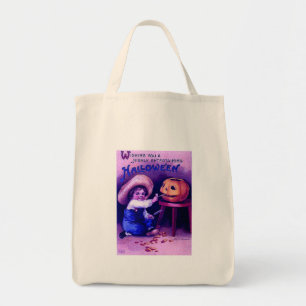 Bolso De Tela Halloween de entretenimiento vintage