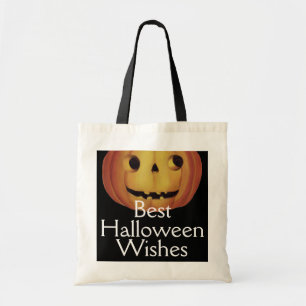 Bolso De Tela Halloween de estilo antiguo, calabaza (jack-o'-lan