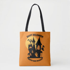 Bolso De Tela Halloween de la casa de Haunted