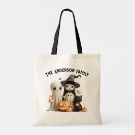 Bolso De Tela Halloween de la familia de las calabazas fantasma 