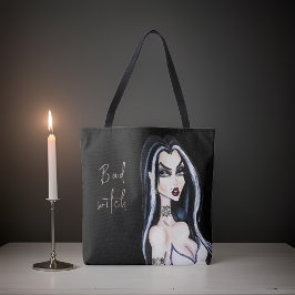 Bolso De Tela Halloween de la mala bruja gótica acuática