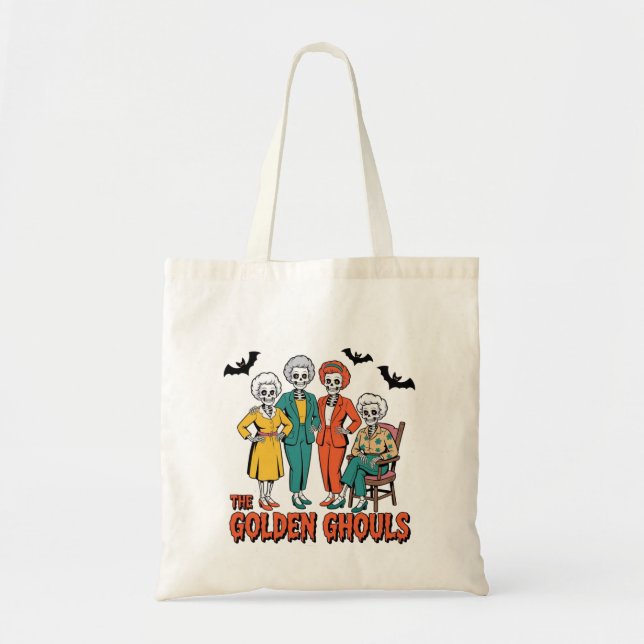 Bolso De Tela Halloween de los Chicas Golden Ghouls (Frente)