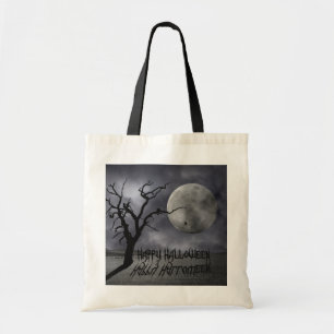 Bolso De Tela Halloween de Paisaje Sombrío