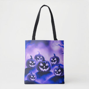 Bolso De Tela Halloween de Purple Pumpkins