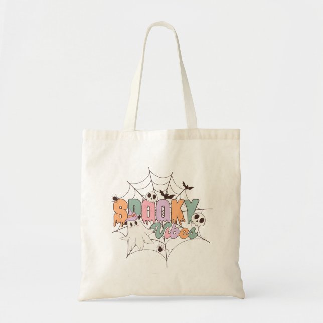 Bolso De Tela Halloween de Spooky Vibes (Frente)