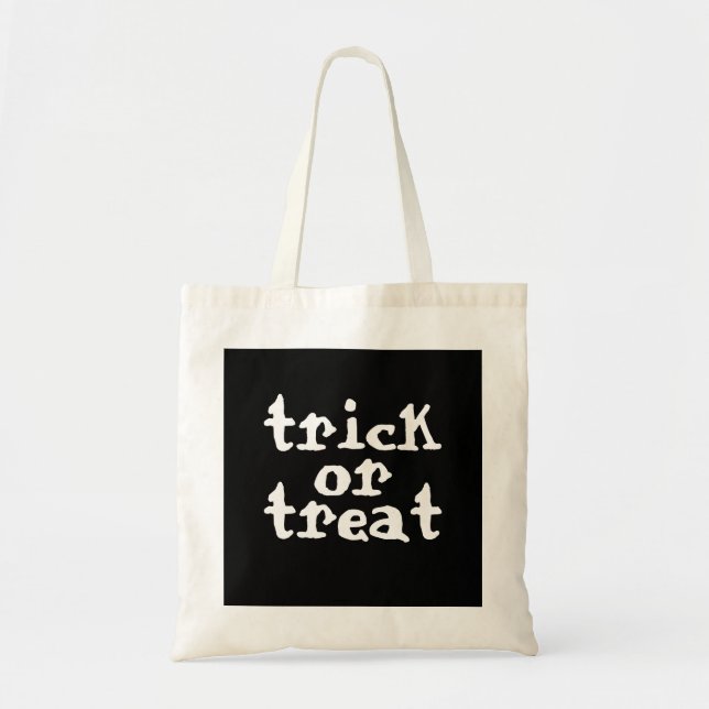 Bolso De Tela Halloween De Trick O Trek (Frente)