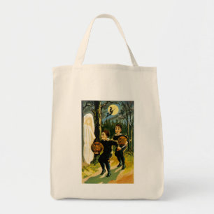 Bolso De Tela Halloween de truco o truco