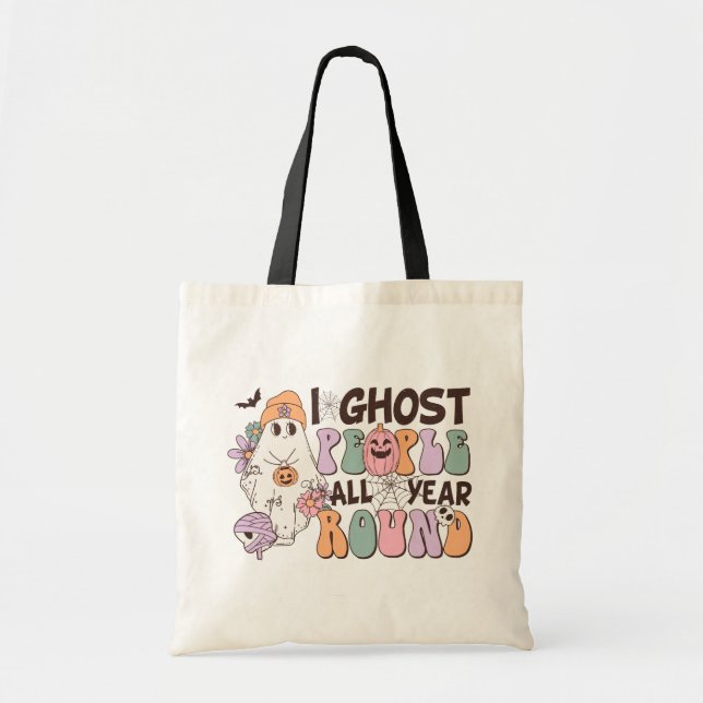 Bolso De Tela Halloween del Ghost People (Frente)
