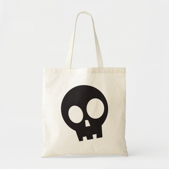 Bolso De Tela Halloween del Pirata del Cráneo (Frente)