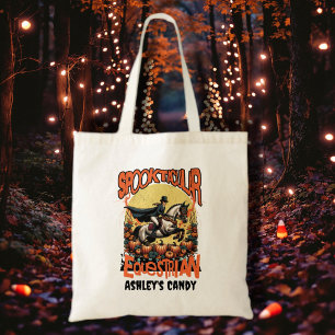 Bolso De Tela Halloween Ecuestre