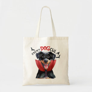 Bolso De Tela Halloween en Beauceron Vampire Perro Trick o Trate