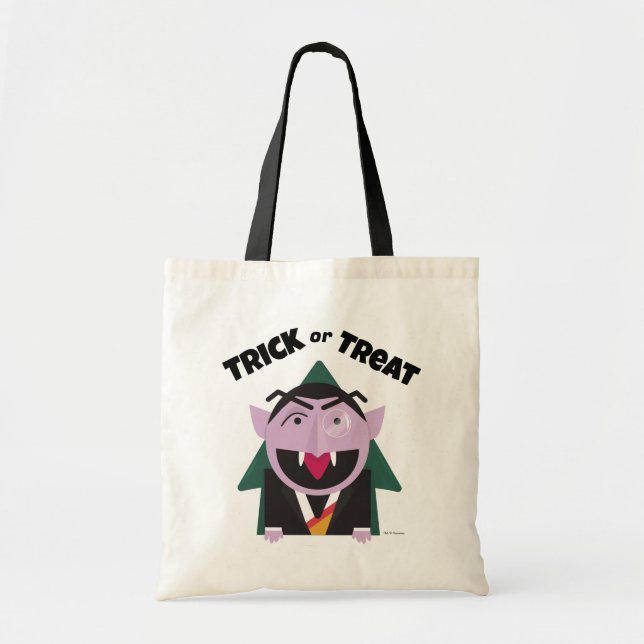 Bolso De Tela Halloween en Plaza Sésamo (Frente)