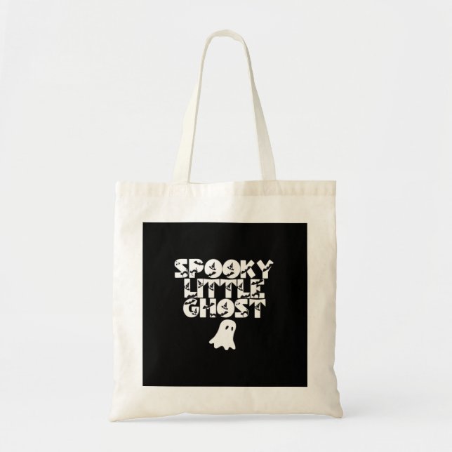 Bolso De Tela Halloween fantasmal (Frente)