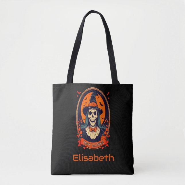 Bolso De Tela Halloween fantasmal (Anverso)