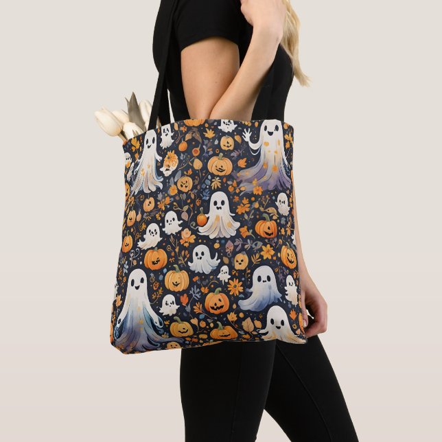 Bolso De Tela Halloween fantasmal y adorable (Detalle)