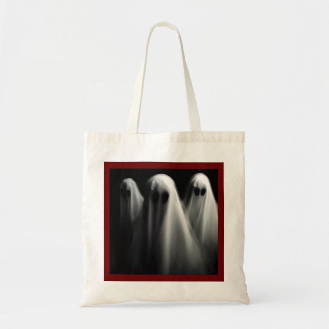 Bolso De Tela Halloween - Fantasmas 2 (Frente)
