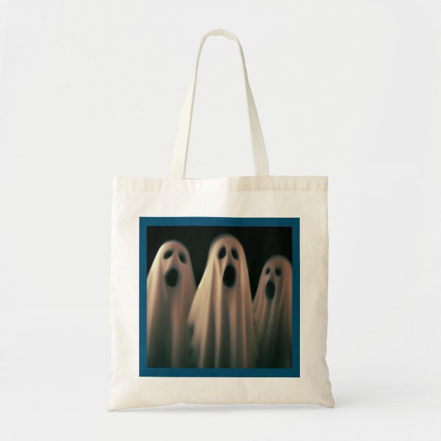 Bolso De Tela Halloween - Fantasmas 4 (Frente)