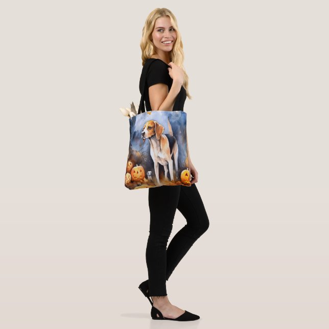 Bolso De Tela Halloween Foxhound American English con calabazas (Puesto)