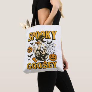 Bolso De Tela Halloween Ganso Espeluznante Para Niño Niña Calaba