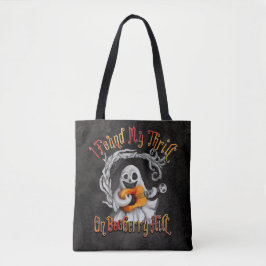 Bolso De Tela Halloween Ghost Guitar Booberry Hill