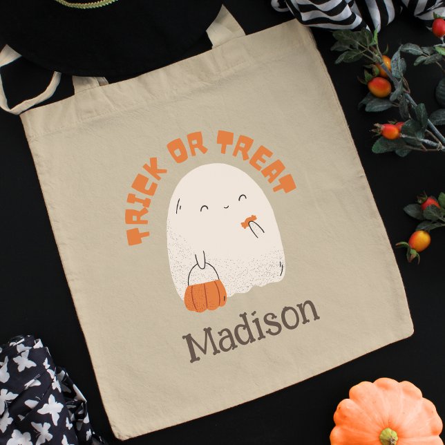 Bolso De Tela Halloween Ghost personalizado (Subido por el creador)