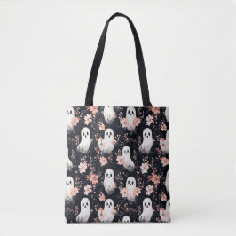 Bolso De Tela Halloween Ghost Trick o Trete Tote Bag