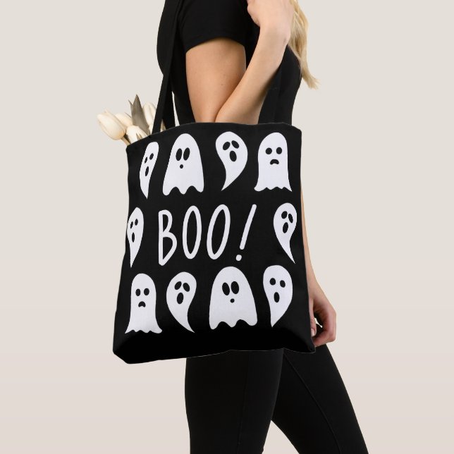 Bolso De Tela Halloween Ghosts Boo (Detalle)