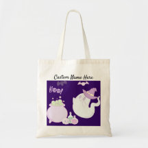 Halloween Girly Ghost Tote Bag - Personaliza