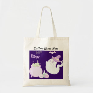 Bolso De Tela Halloween Girly Ghost Tote Bag - Personaliza