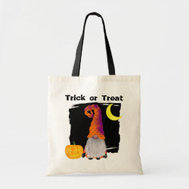 Bolso De Tela Halloween Gnome Wizard Trick or Tret