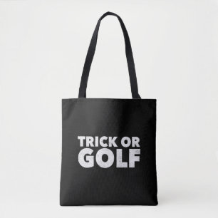 Bolso De Tela Halloween Gracioso De Trick O Golf