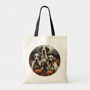 Bolso De Tela Halloween Great Dane Dogs Jack O Lantern