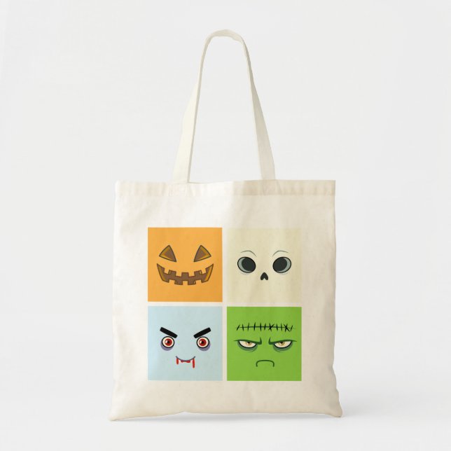 Bolso De Tela Halloween hace frente (Frente)