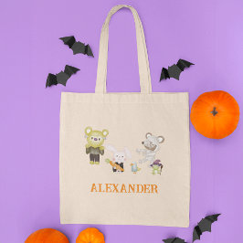 Bolso De Tela Halloween: Halloween niños trucos o tratados