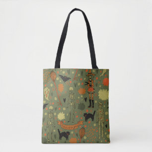 Bolso De Tela Halloween Haunt: Mezcla de cosechas espeluznantes