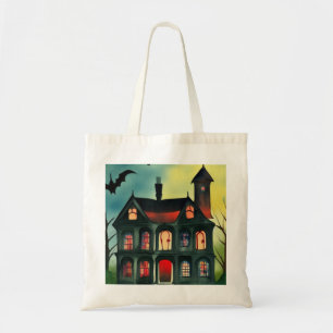 Bolso De Tela Halloween Haunted House