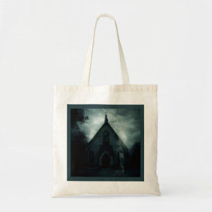 Bolso De Tela Halloween - Iglesia embrujada 1