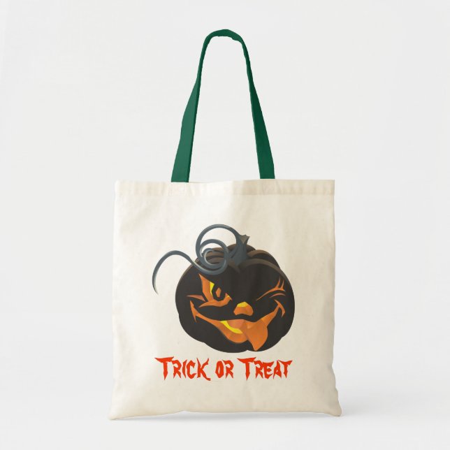 Bolso De Tela Halloween Jack o lantern Bag (Frente)