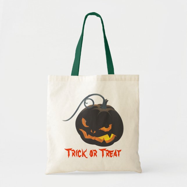 Bolso De Tela Halloween Jack o lantern Bag (Frente)
