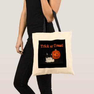 Bolso De Tela Halloween Kitty Bag