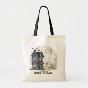 Bolso De Tela Halloween, la momia de la casa y la fiesta de los