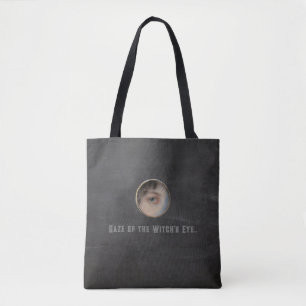 Bolso De Tela Halloween Macabre Creepy Witch Eye