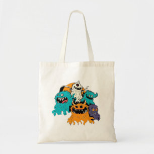 Bolso De Tela Halloween/Monster/Octubre/Otoño